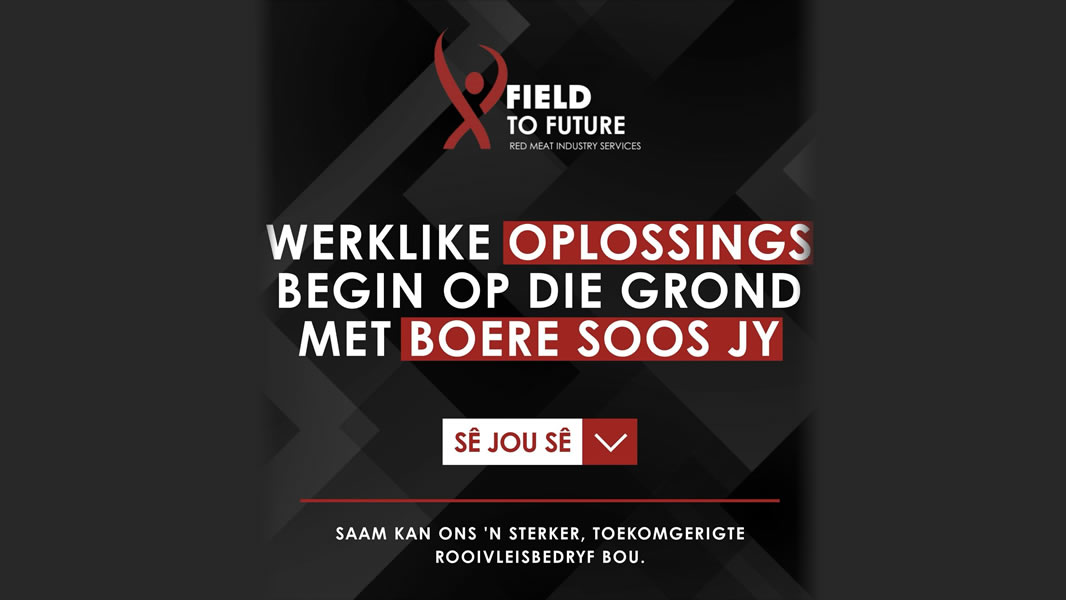 Werklike oplossings begin op die grond met boere soos jy